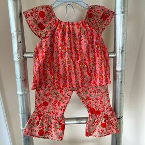 Brand New Roller Rabbit Girls Matching Set *New with Tags* - Size 12-18M